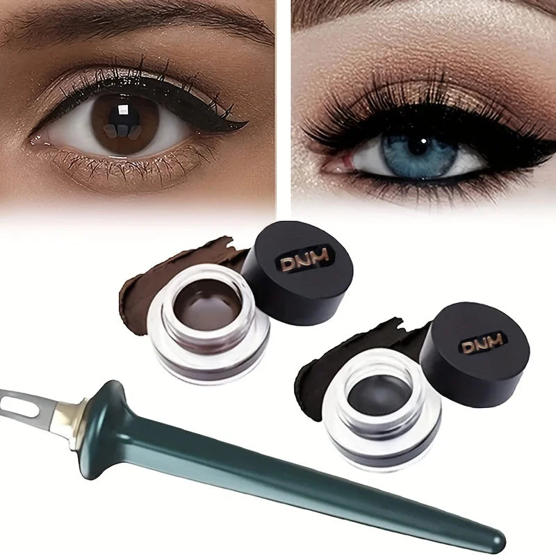 Silicone eyeliner brush waterproof non-smudge eyeliner auxiliary tool eyeliner cream